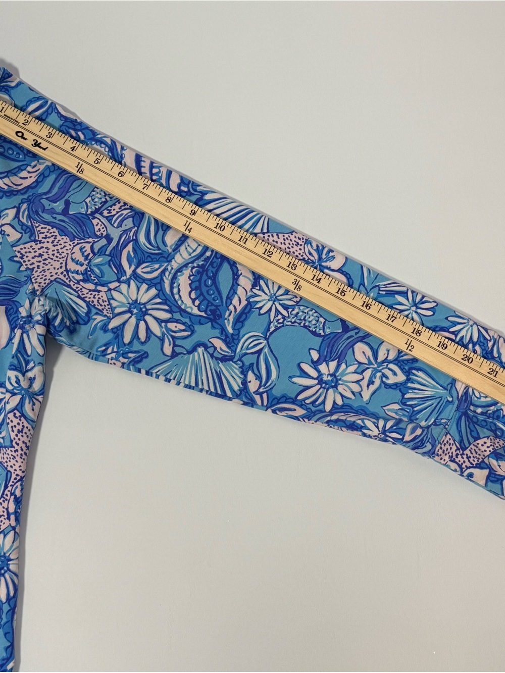 Lilly Pulitzer Leona Zip Up Jacket Pockets Blue Nautical Floral XXL - Picture 10 of 12
